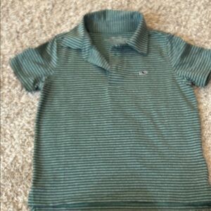 vineyard vines performance Striped Green Polo Shirt for Kids